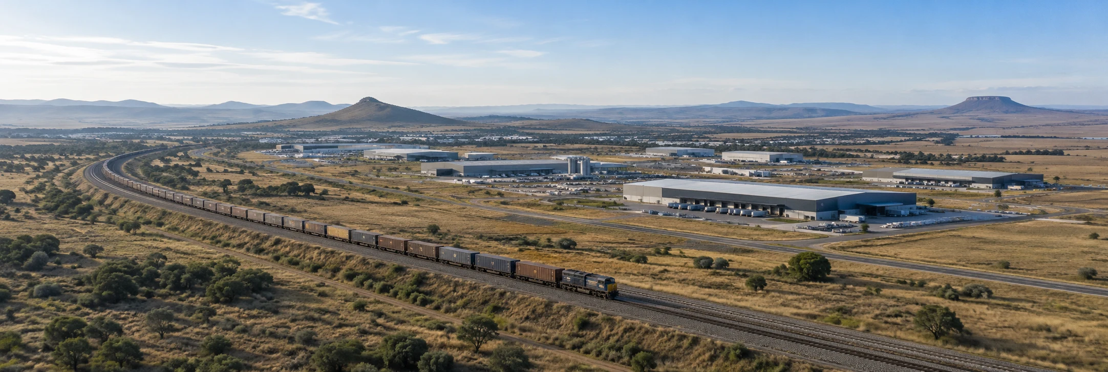 Illustrative southern African industrial landscape